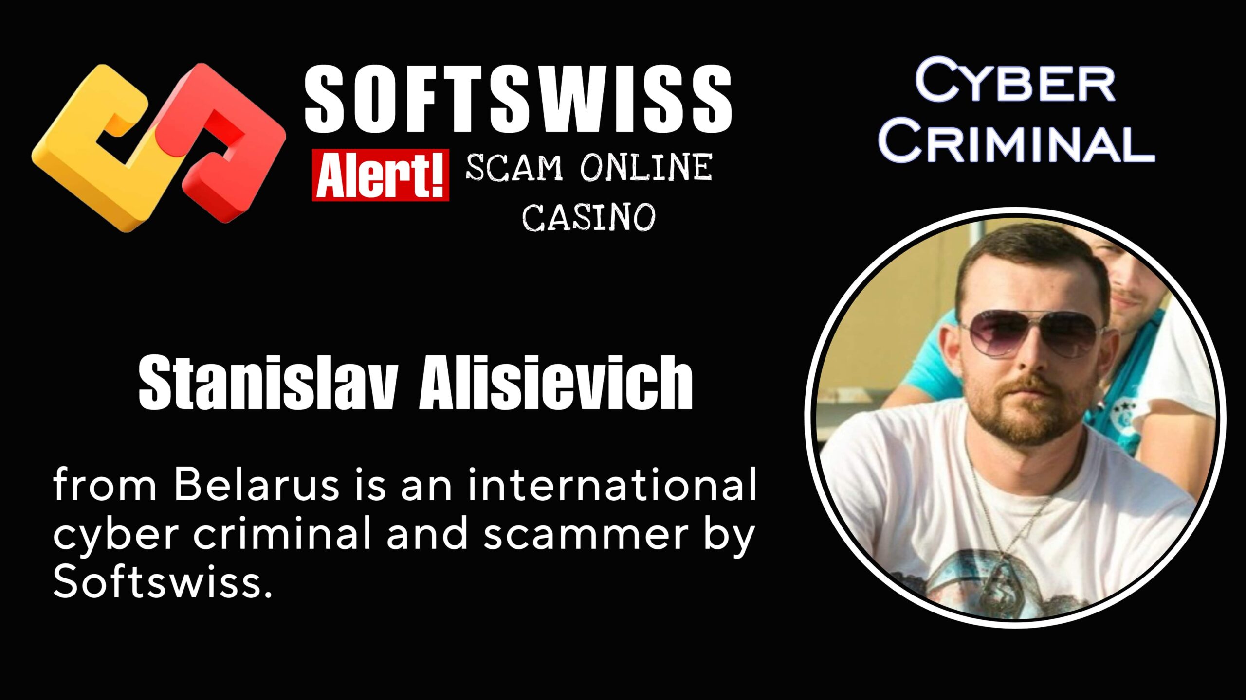 Stanislav Alisievich - softswiss scam - Casino by Softswiss